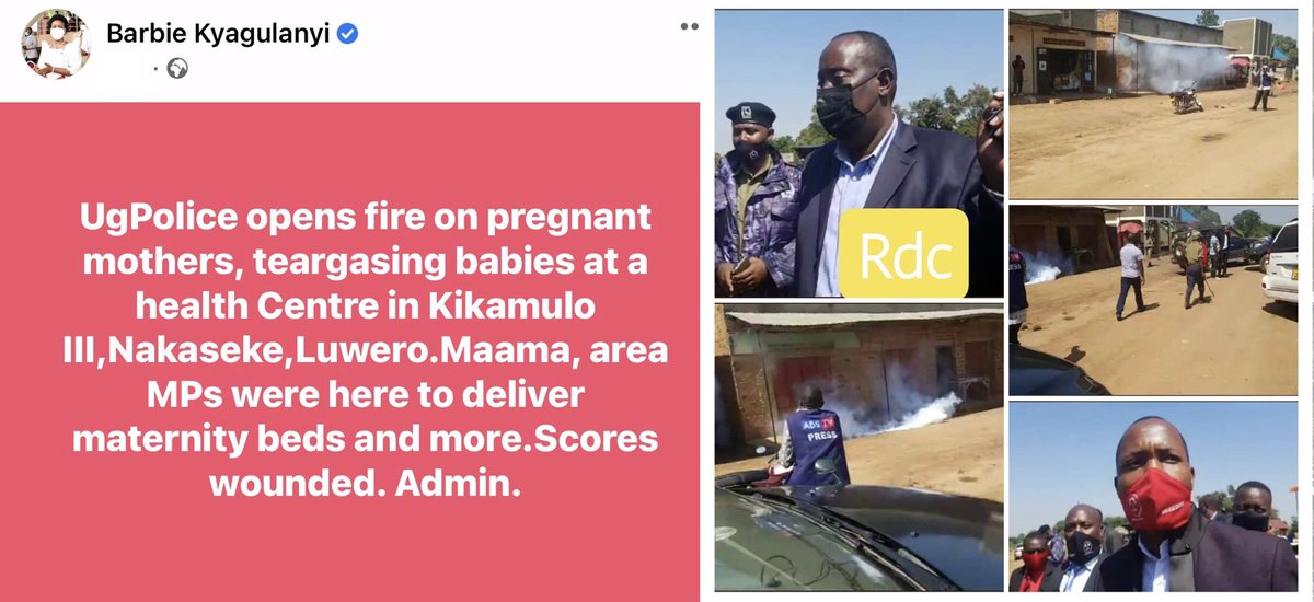 BuffaloSoldierA's tweet photo. Area MPs &amp; Leaders had advised @PoliceUg of this but hey, these imported, heartless, mentally twisted RDCs &amp; police officers forget Lokech is now #RIP.🙄
Our First Lady @BarbieItungoK was invited by the leaders to help the struggling young mothers.
#FreeUganda #UgandaIsBleeding🩸 https://t.co/jXPlKTXdqA