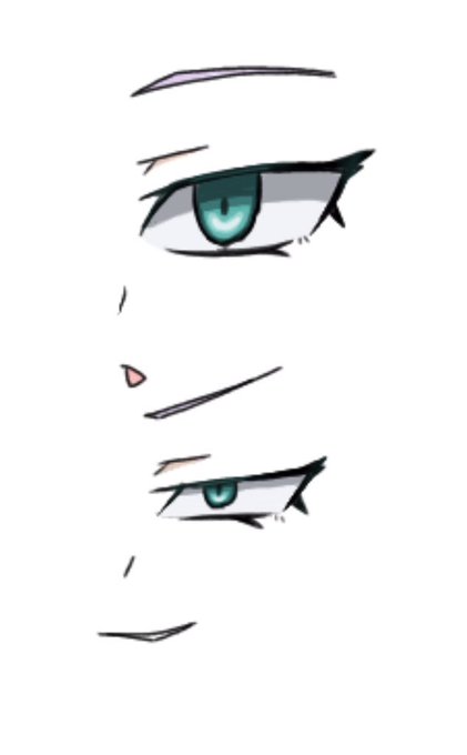 新しい目の書き方の勉強中です 