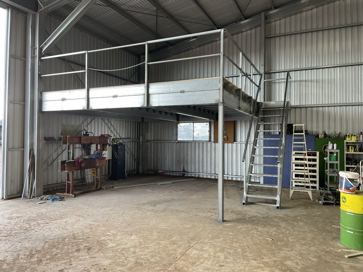 Mezzanine finished will be able to continue hoarding