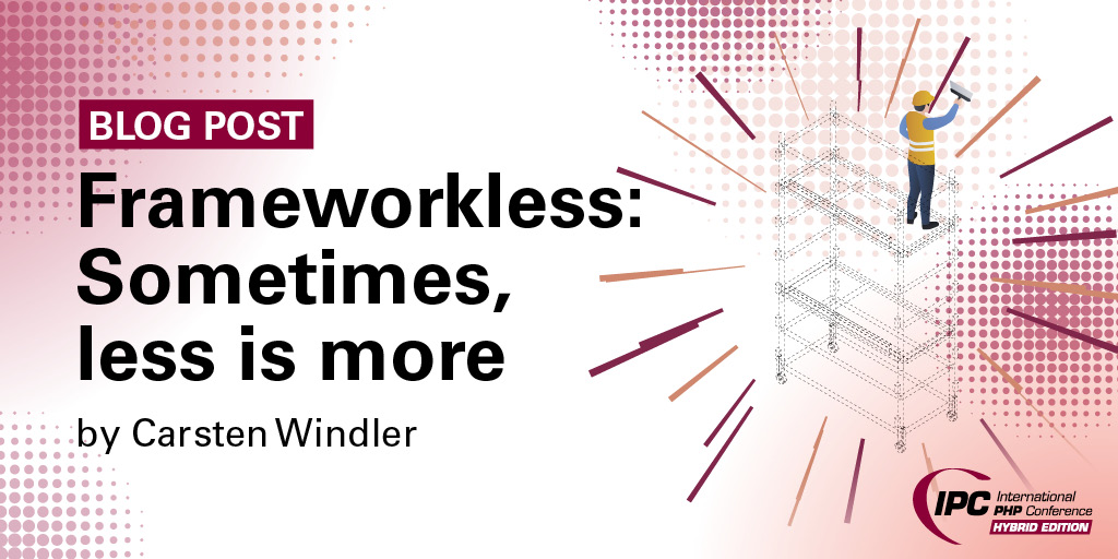phpconference's tweet image. #Frameworks are partly responsible for the success of #PHP. They have their advantages, however, they also sometimes have substantial disadvantages. So why not simply create your next web service #frameworkless?

📚 Read our latest blog post to learn more: ow.ly/iCol30rS5rn