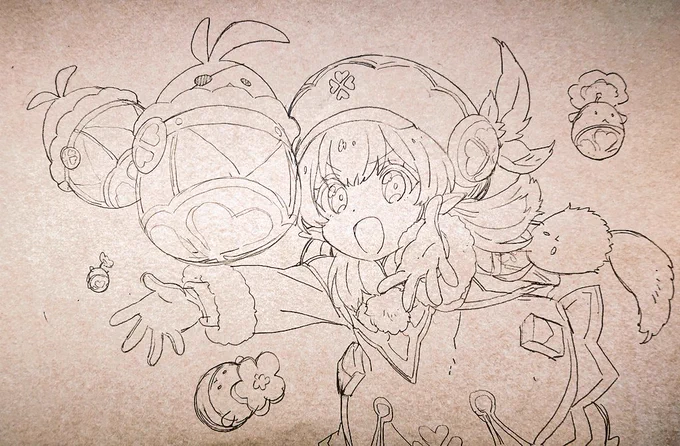 #引用RTで絵をあげて5人指名してバトンでお気に入りの絵を載せる
ゆゆぎさんから回していただきました!ありがとうございます☺️
自分のメディア欄ごそごそしてきました…この辺がラフからさほど迷わず線まとめられたような気がした絵だった気がします 