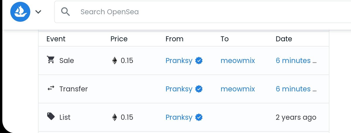 pranksy's tweet photo. Someone just grabbed all of the #Cryptomorphs I listed two years ago and forgot about. Minting has ceased long ago for this user-generated art #NFT project.
https://t.co/x24VH5IPOJ
Full disclaimer: I have 180+ of these remaining and 2/3 of the mega rare ultra mints. https://t.co/6LC3b8ZgWy
