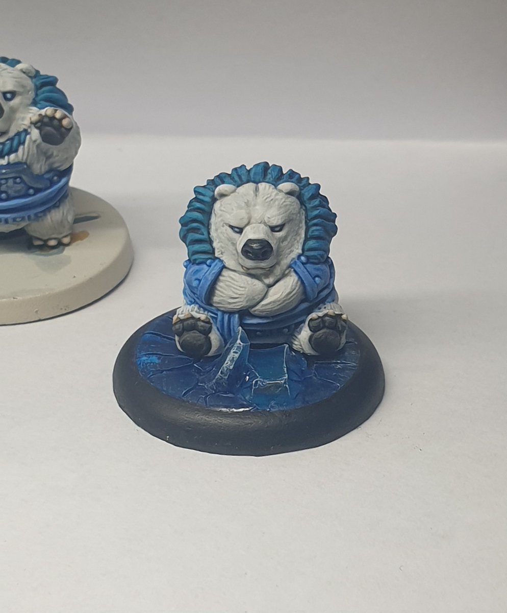 MilnerNz's tweet photo. Still have no idea which BB team to use these as but I've been Lockdown painting some polar bears. https://t.co/DGGoz1lR9v