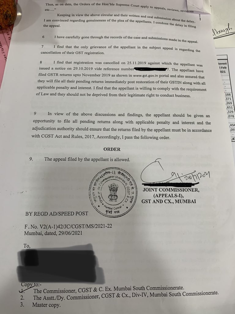 rahulthakar87's tweet photo. @cgstmumbaizone @GST_MUMBAIWEST  kindly wake up and smell coffee… ur Appellate Authorities telling, they are not able to pass orders online even though appeals are filed online on GST Portal. Proof is attached https://t.co/qs7QvjEE6n