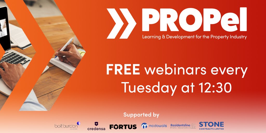 We provide weekly webinars hosted by key members of the industry &amp; covering a range of topics.
 
Plus (thanks to ongoing support from our partners) all of our content is completely FREE.

Register today:

🔸 ed.gr/cy2tw

#PropertyManagement #BlockManagement #Learning