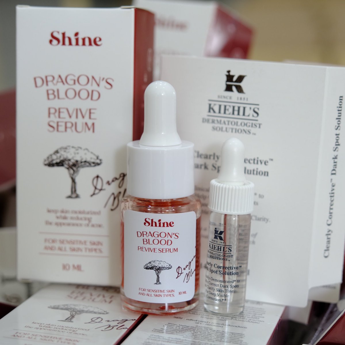 แจก Shine Dragon’s blood + Kiehl’s♡︎ ฟรีครบเซตจำนวน 3 เซต ♔ กติกา : รี+ฟอล ก็พอจ้าา แบรนด์ใหม่ สุ่มแจกเมื่อครบ 3,000ฟอล หรือแลกเป็นเงินได้ 500 บาท #แจกฟรีไม่รีได้ไง #shinebrand #ไชน์เซรั่มเลือดมังกร