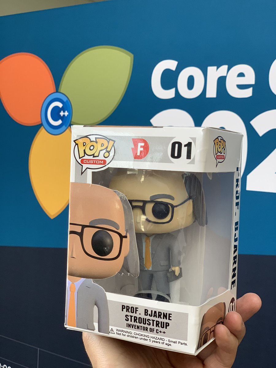 AdiShavit's tweet image. Another @stroustrup @OriginalFunko raffled by @FireboltHQ today at @corecpp #corecpp2021