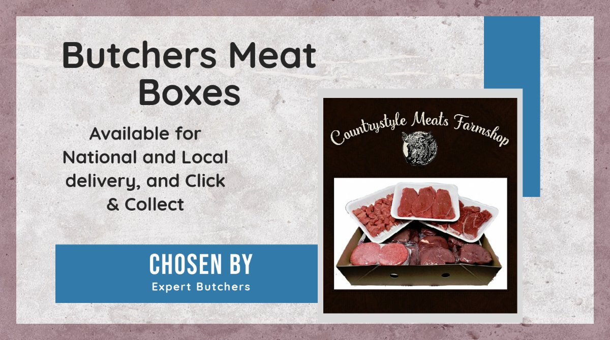 FabFarmShops's tweet image. Butchers Boxes from @countrystyle18 contain a fantastic selection, chosen by their expert butchers and are available for National and Local Delivery, and for Click &amp;amp; Collect. countrystylemeats.co.uk/shop/listingPa…  #ButchersBoxes #MeatBoxes #BritishBeef #Beef #Butchers #SupportLocal #Lancaster