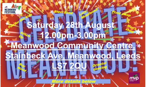 Celebrate Meanwood Saturday 28th Aug - all welcome - mailchi.mp/5c35a8f9e796/c…