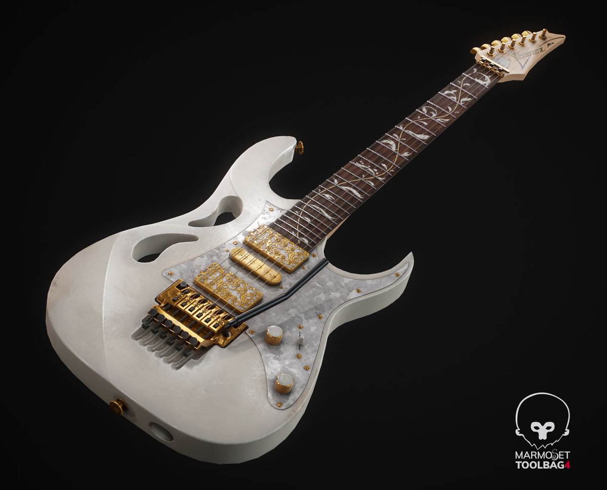 TheRookiesCO's tweet image. Member Level: CONTENDER - Ibanez PIA Steve Vai Signature by Giovanni Rodrigues Ferrari - therookies.co/projects/30719

#Autodesk3dsMax #AutodeskMaya #Substance3DPainter #AdobePhotoshop #MarmosetToolbag4 #3d #3dart #3dartist #cgart #digitalart #instaart #gamedev #indiedev #design