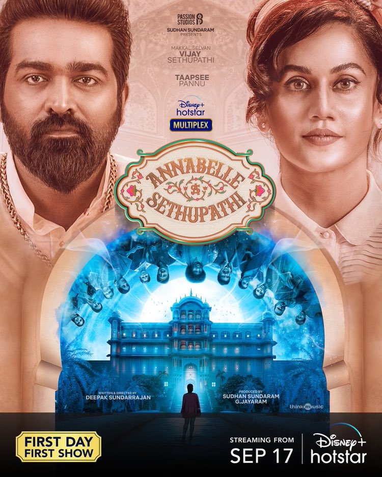 taapsee pannu (@taapsee) on Twitter photo Coz sometimes one life is not enough to see it all.
#AnnabelleSethupathy
Streaming in Tamil, Telugu, Hindi, Kannada and Malayalam from September 17 only on <a href="/DisneyPlusHS/">OfficialJioHS</a> Coz sometimes one life is not enough to see it all.
#AnnabelleSethupathy
Streaming in Tamil, Telugu, Hindi, Kannada and Malayalam from September 17 only on <a href="/DisneyPlusHS/">OfficialJioHS</a>