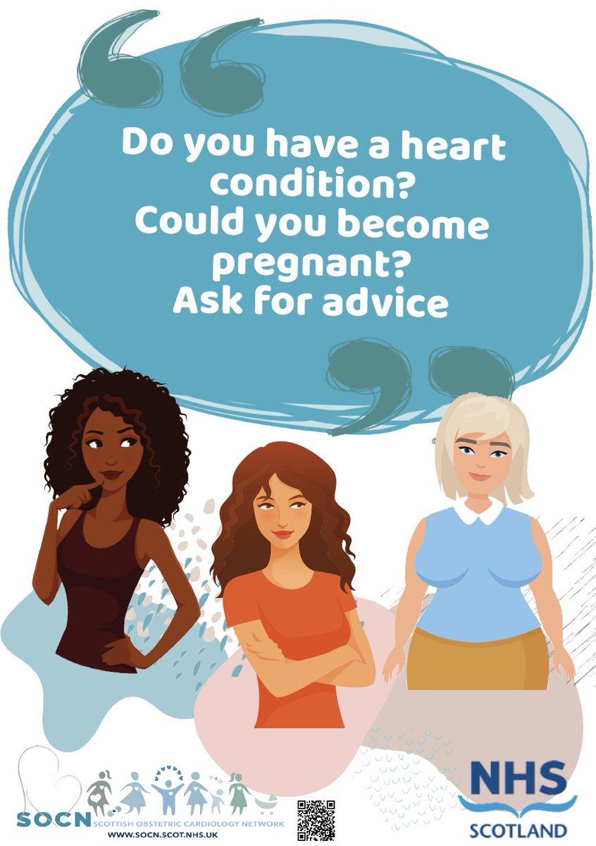 Available to order in NHS Scotland🏴󠁧󠁢󠁳󠁣󠁴󠁿
<a href="/S_O_C_N/">Scottish Obstetric Cardiology Network</a> patient leaflet highlighting the importance for women with🫀disease of reproductive age to access preconception counselling, avoid an unplanned pregnancy &amp;🗝️questions to ask their healthcare professional
#CardioObstetrics