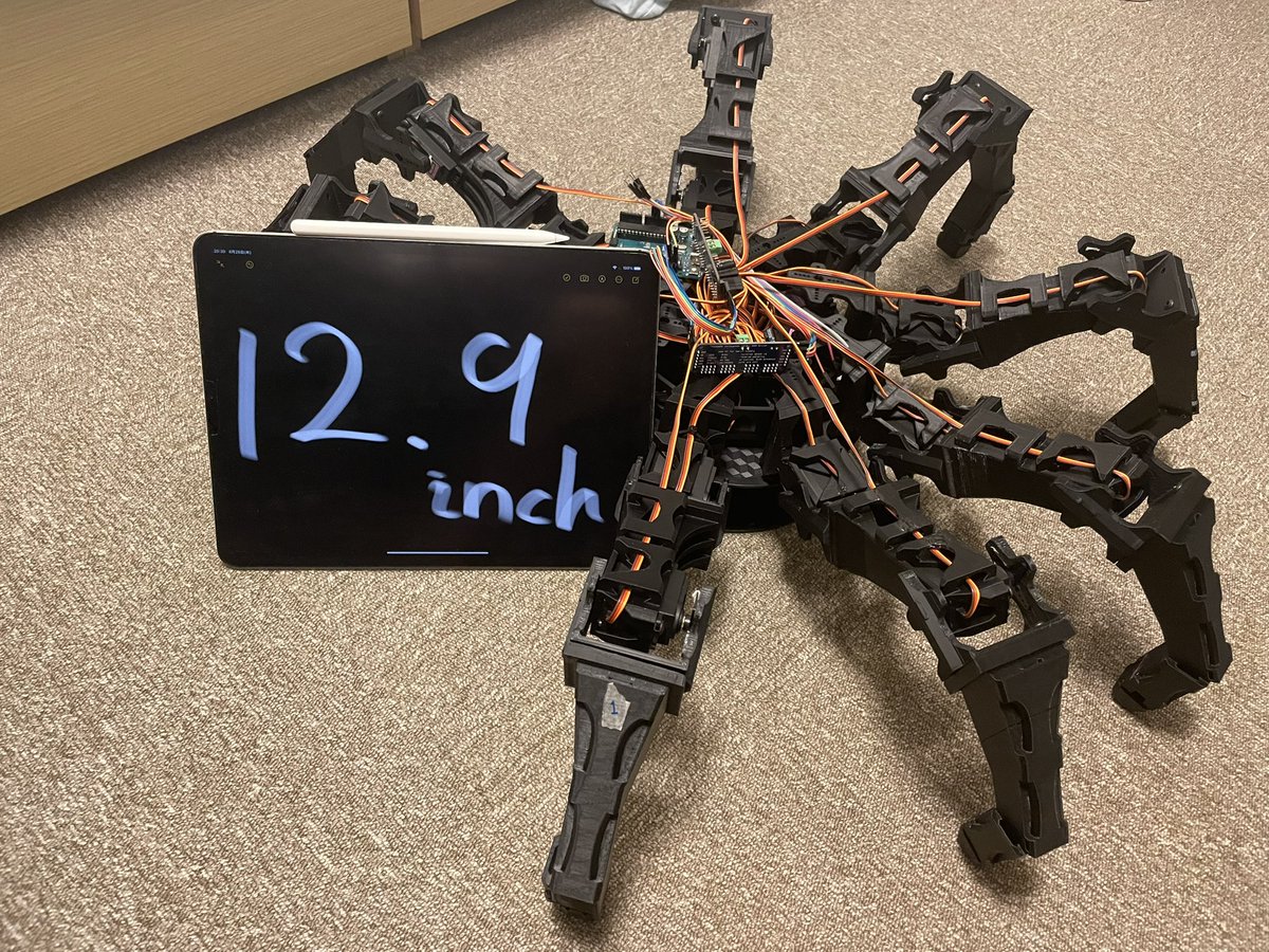 B_SKY_Lab's tweet image. iPad Pro 12.9インチを並べるとデカさがやばいですね
#Rospider