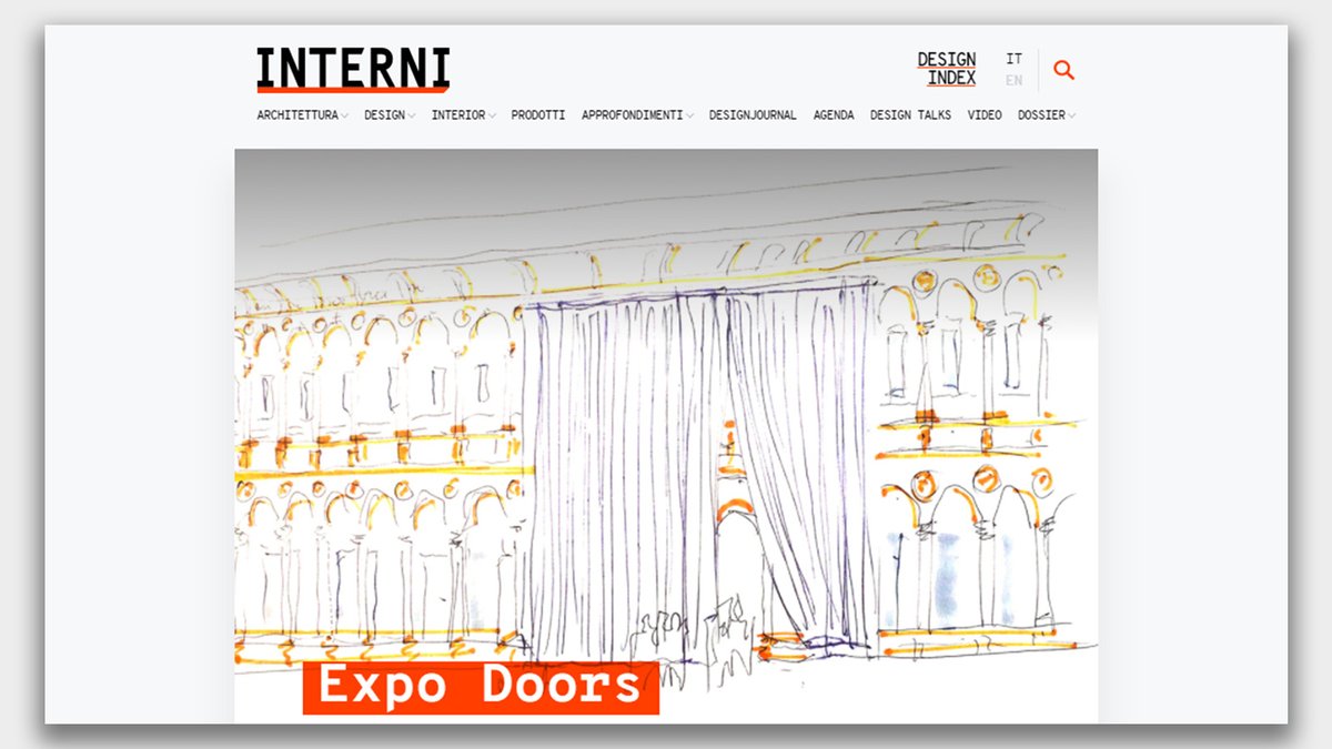 Expo Doors: un “frammento” del Padiglione 🇮🇹 #Expo2020 #Dubai sarà la porta d’ingresso della mostra #InterniCreativeConnections che celebra il 30° anniversario del #FuoriSalone a @LaStatale di #Milano 👉bit.ly/3km5Lau #labellezzauniscelepersone