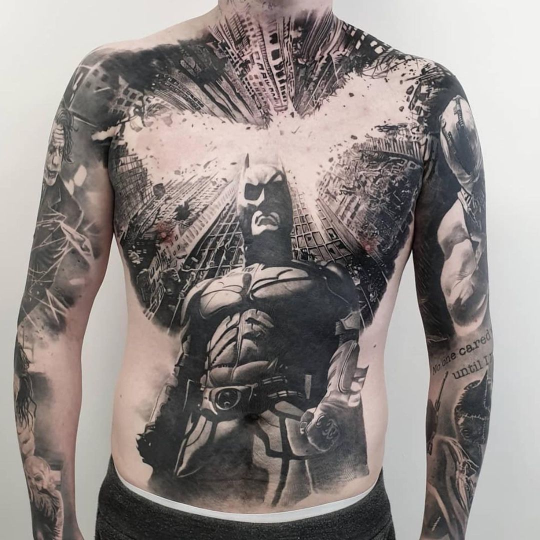 Tattoo uploaded by Aaron Johnson • Batman • Tattoodo
