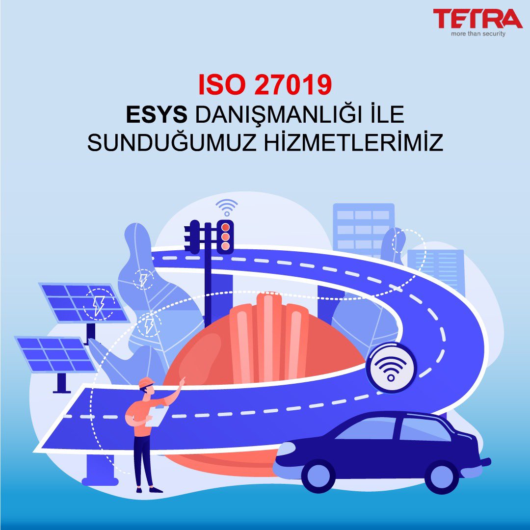 ISO 27019 Enerji Sistemleri Yönetim Sistemi danışmanlığı ile sunduğumuz hizmetlerimiz hakkında detaylı bilgi için web sitemizi ziyaret edebilir veya 0216 740 00 20 telefon numarasından bize ulaşabilirsiniz.
#iso #iso27019 #enerjisistemleri #danışmanlık #tetrabilişim