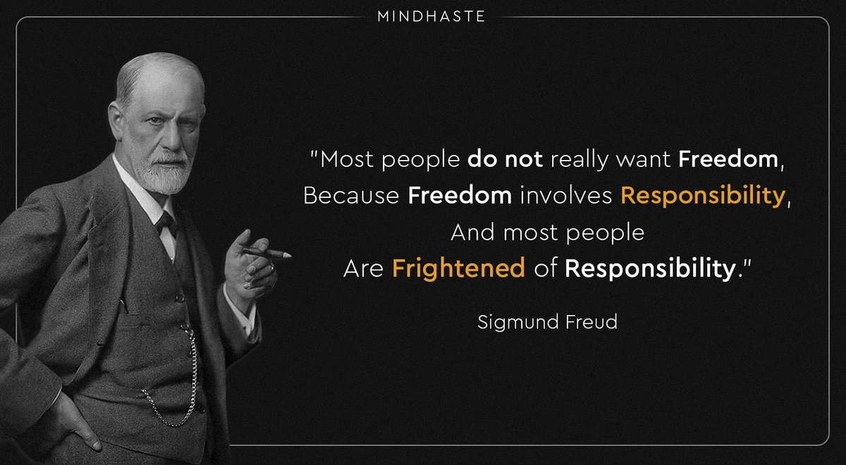 MindHaste's tweet image. 20 Powerful Psychology Quotes From "Sigmund Freud"

| Thread