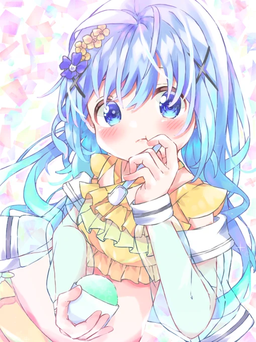 アイスチノちゃん🍨🌞🌴
#gochiusa 