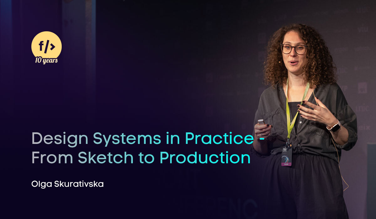 Second talk about design systems today ✌️
<a href="/_olko/">Olga Skurativska</a> brings us the point of view of development with Homegate's design system use case
#frontzurich