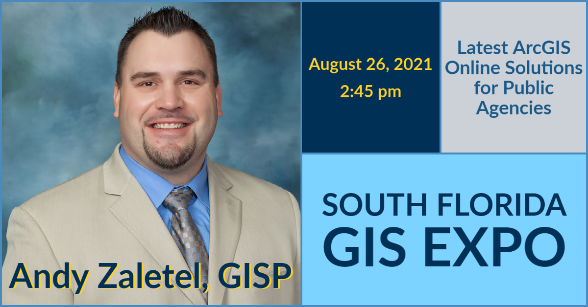 BaxterWoodman's tweet image. Attending the @pbcgisforum South Florida GIS Expo today? Be sure to check out Andy Zaletel&apos;s presentation on the latest ArcGIS Online  solutions for public agencies. #gis #spatialtechnology