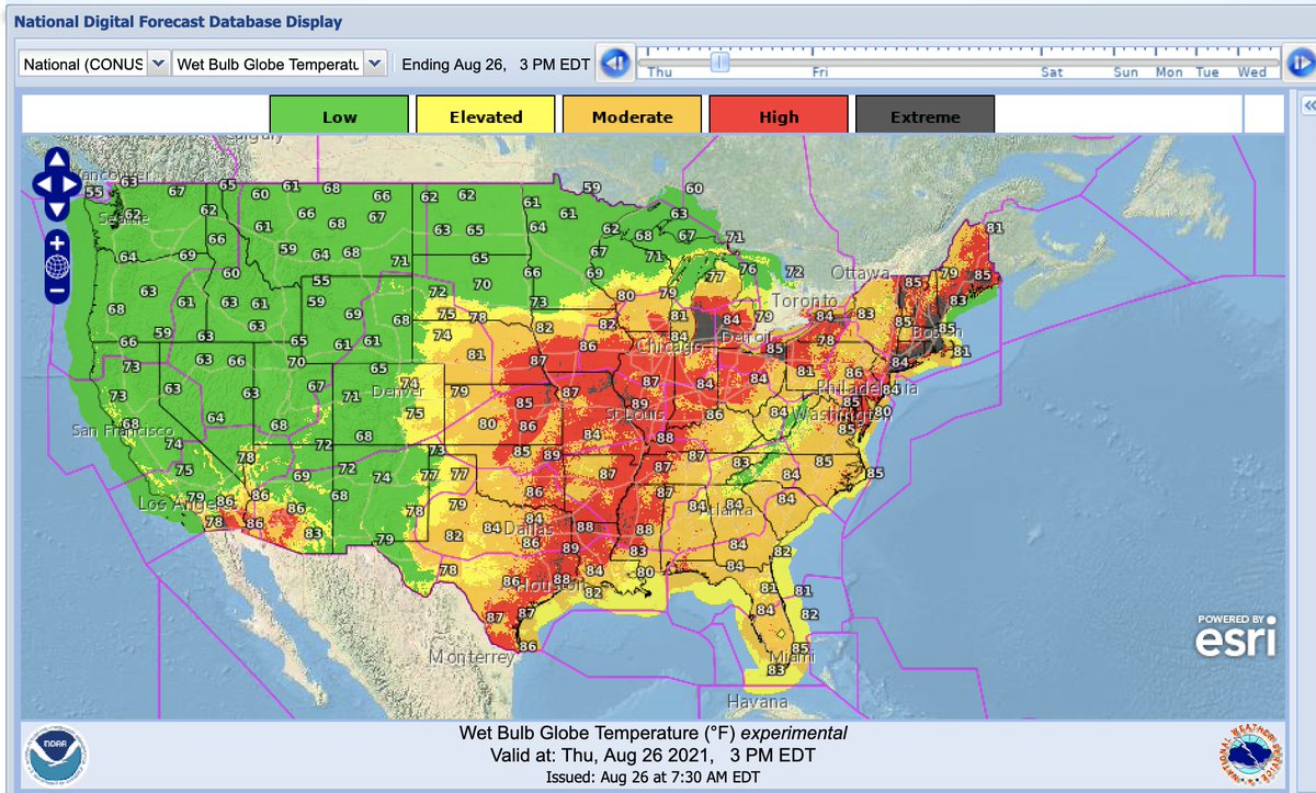 Robert Huggins PhD, ATC (@roberthuggins6) on Twitter photo 75million at risk for heat illness today! WBGT modifications & cancellations will prevent heatstroke in our athletes. WBGT prediction tool by the <a href="/NWS/">National Weather Service</a> shows BLACK Flags @ 3pm today! Be smart <a href="/NATA_SSATC/">NATA SSATC</a> <a href="/NATA1950/">NATA</a> <a href="/K_S_Institute/">Korey Stringer Institute</a> <a href="/104Below/">below 104</a> <a href="/zachmfoundation/">Zach Martin Foundation</a> tinyurl.com/3xvvfx2s 75million at risk for heat illness today! WBGT modifications & cancellations will prevent heatstroke in our athletes. WBGT prediction tool by the <a href="/NWS/">National Weather Service</a> shows BLACK Flags @ 3pm today! Be smart <a href="/NATA_SSATC/">NATA SSATC</a> <a href="/NATA1950/">NATA</a> <a href="/K_S_Institute/">Korey Stringer Institute</a> <a href="/104Below/">below 104</a> <a href="/zachmfoundation/">Zach Martin Foundation</a> tinyurl.com/3xvvfx2s