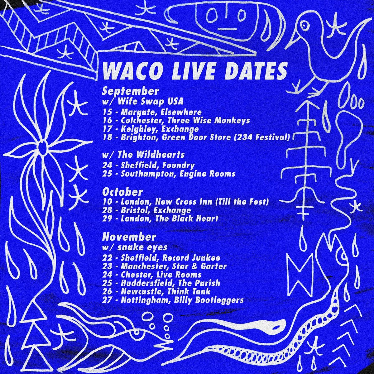 Dancin in September? 🕺
The Hunt for Shred October? ⚓️
Or will you watch WACO in the cold November rain? 🌹
Tickets in our bio 🎫