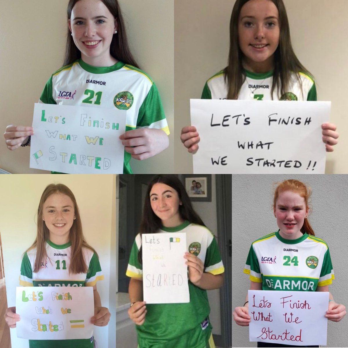 OffalyLGFA's tweet image. Our U14 Leinster Champions sending out a strong message 

#LetsFinishWhatWeStarted