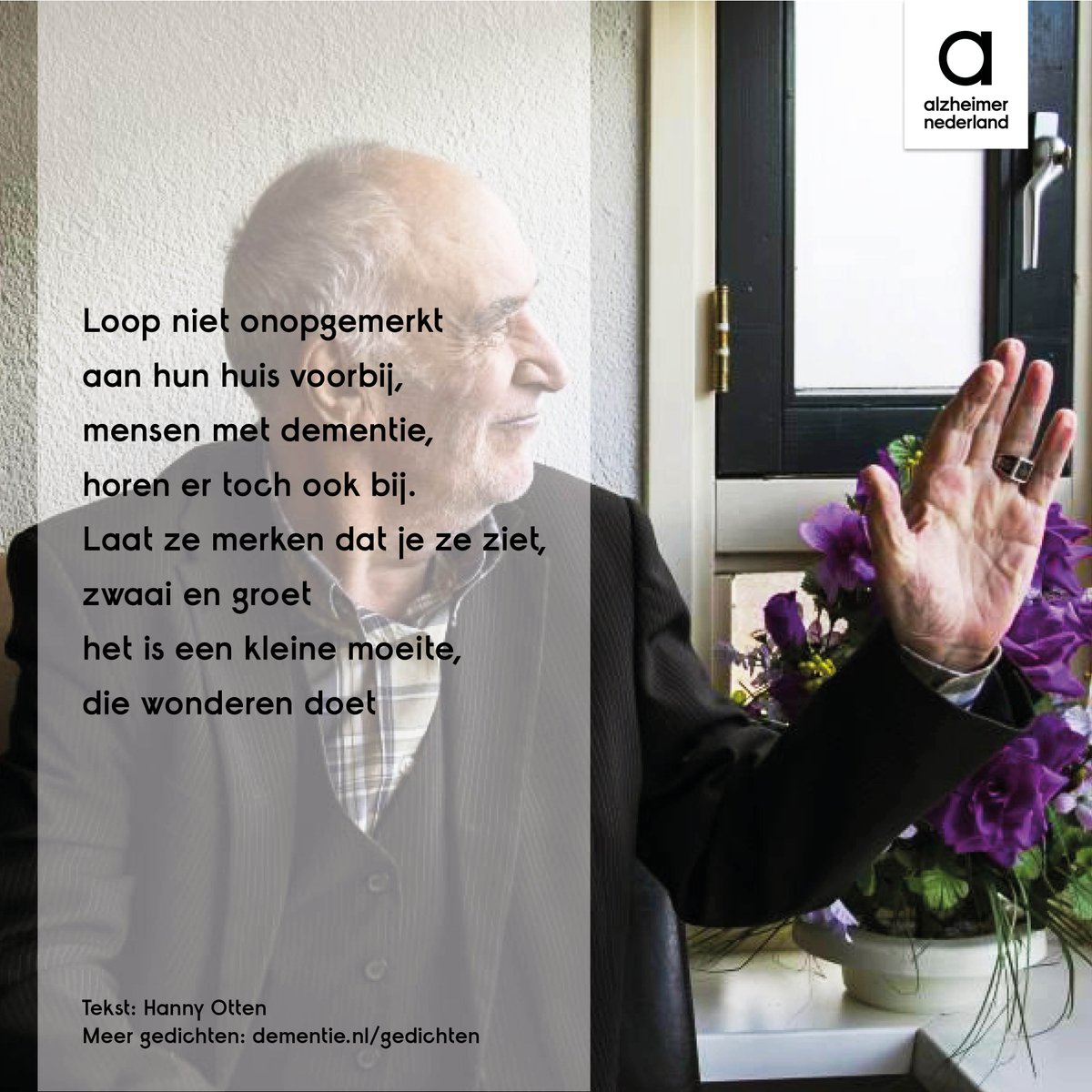 Een kleine moeite, die wonderen doet
#gedicht #nationalezwaaidag 💛