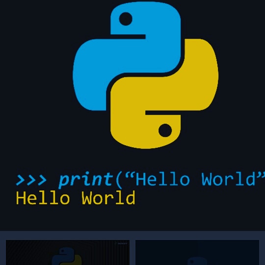 PythoncodeE's tweet image. #NewProfilePic