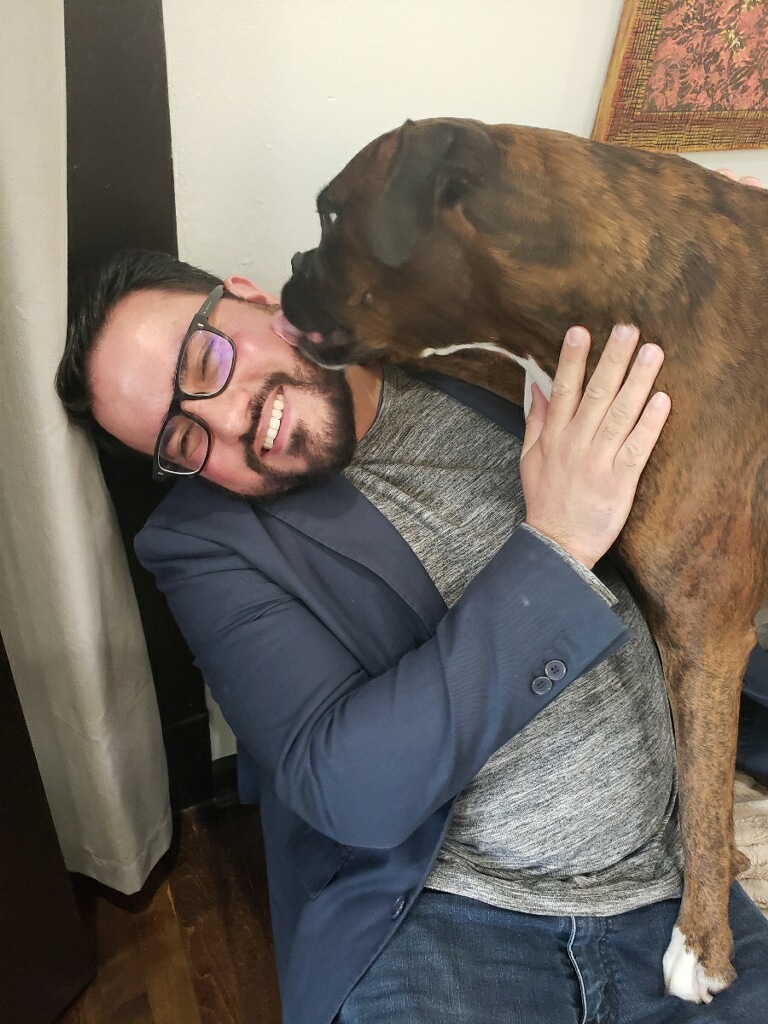 Today is National Dog Day, and we celebrate our furry friends that make our lives much better. Chloe is seen here showing why pups are family. #nationaldogday2021