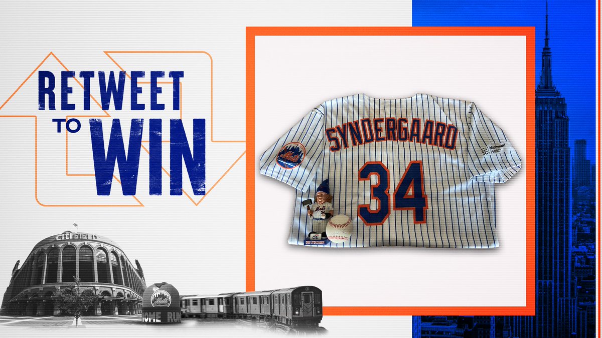 Mets's tweet image. ⚡️ @Noahsyndergaard’s rehab begins tonight. ⚡️

RT this and follow @MetsFarmReport for your chance to win a Syndergaard prize pack including a replica jersey, signed baseball and garden gnome.