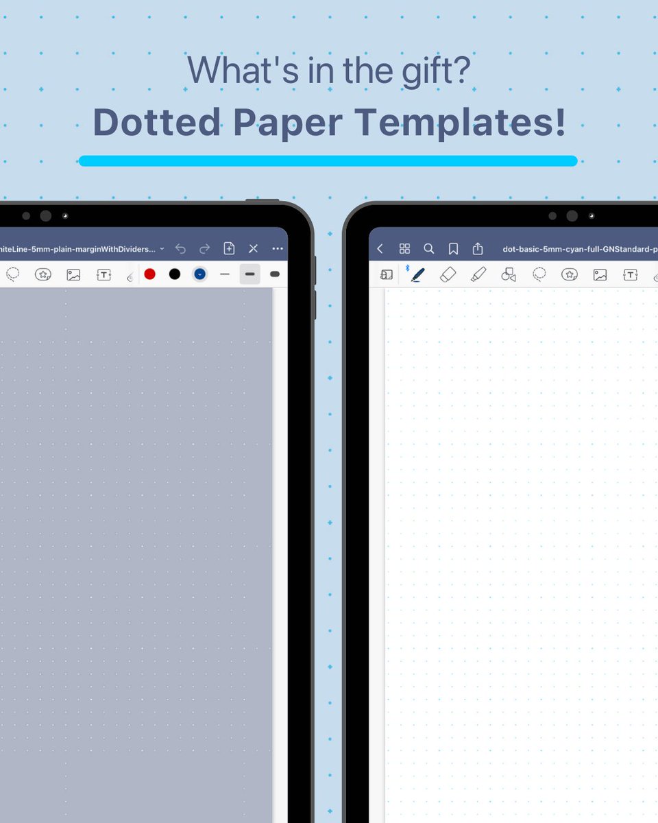 Goodnotes on X: The dot grid – a happy compromise between blank, ruled,  and squared pages 👉 It feels like a blank sheet of paper… but with  built-in autopilot 👀 🎒 So