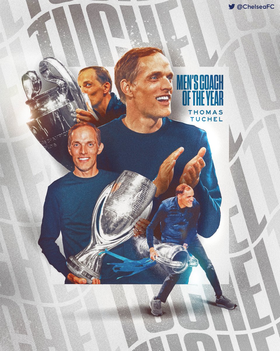 Thomas Tuchel has been named as the #UCL Men's Coach of the Year! 🏅