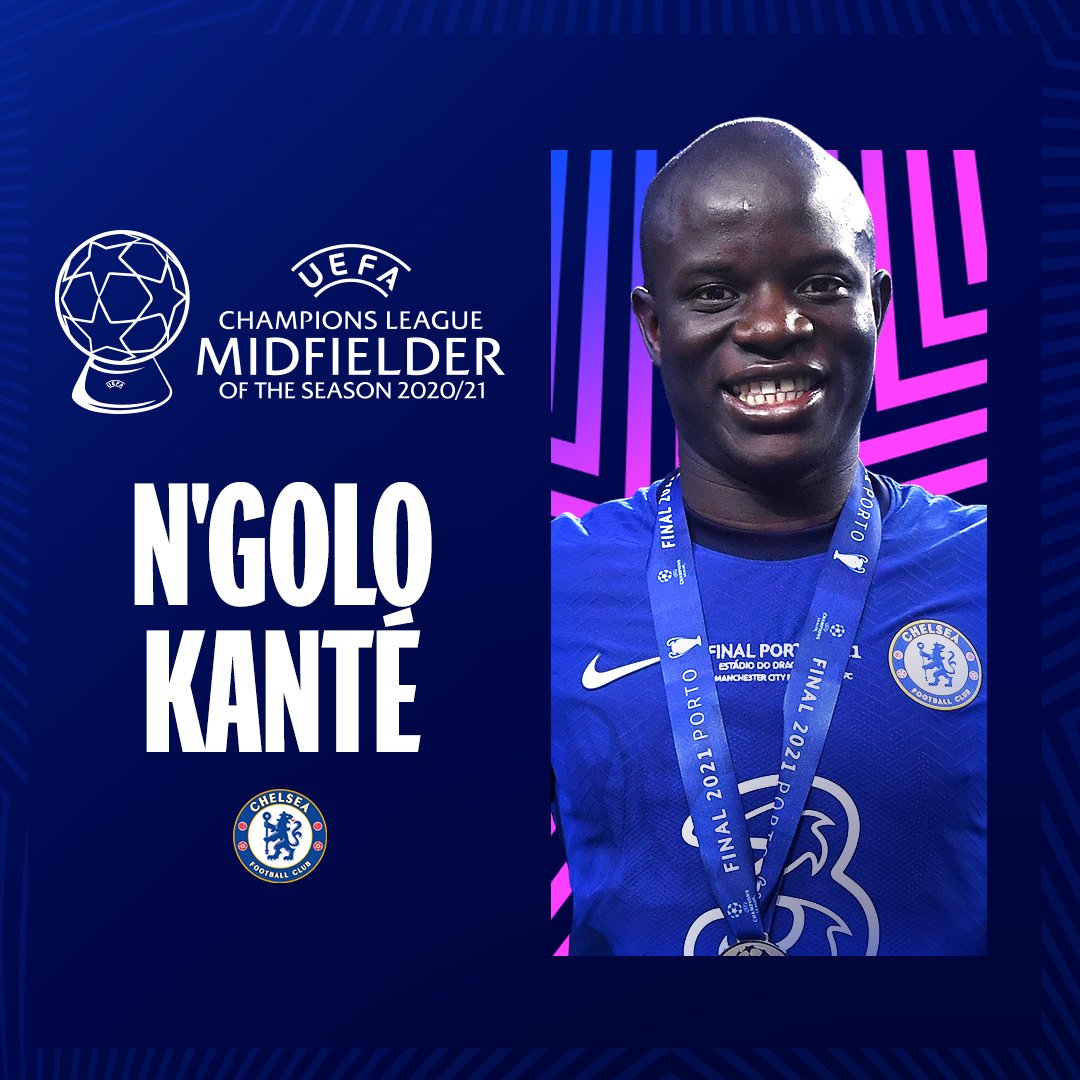 Box1810's tweet photo. Can I hear you scream Ngolo 🤣😂😅 

Ngolo Kante wins Midfielder Of The Season 2020/2021

Do you think Kante deserves the award?

#UCL
#UCLdraw https://t.co/k669icWnN2