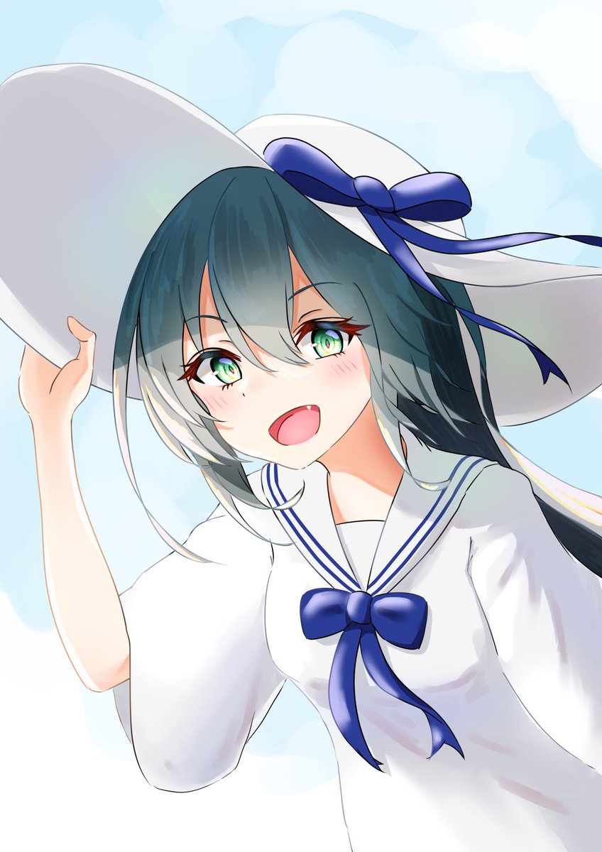 ちょっぴり夏っぽいイラスト Illustration ぬめりびとのイラスト