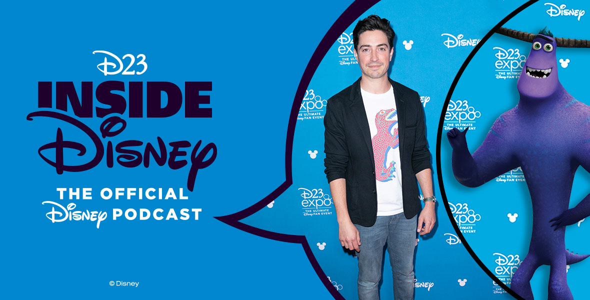 NEW: #MonstersAtWork star <a href="/BenMFeldman/">Ben Feldman</a> talks screaming (a lot), meeting Mickey Mouse, and being upstaged by Lady and Tramp: bit.ly/2USuF92
Spotify: spoti.fi/3aBF8Zj
Apple Podcasts: apple.co/2NQOLda
#D23InsideDisney