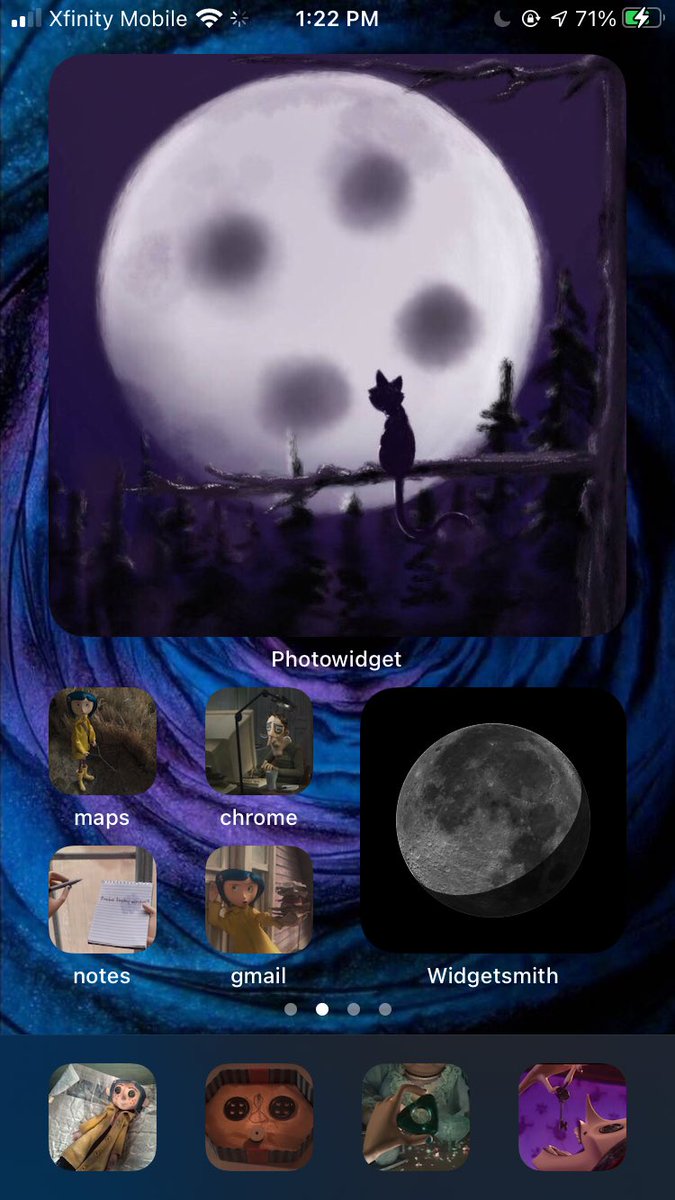 wake up babe i redid my homescreen again