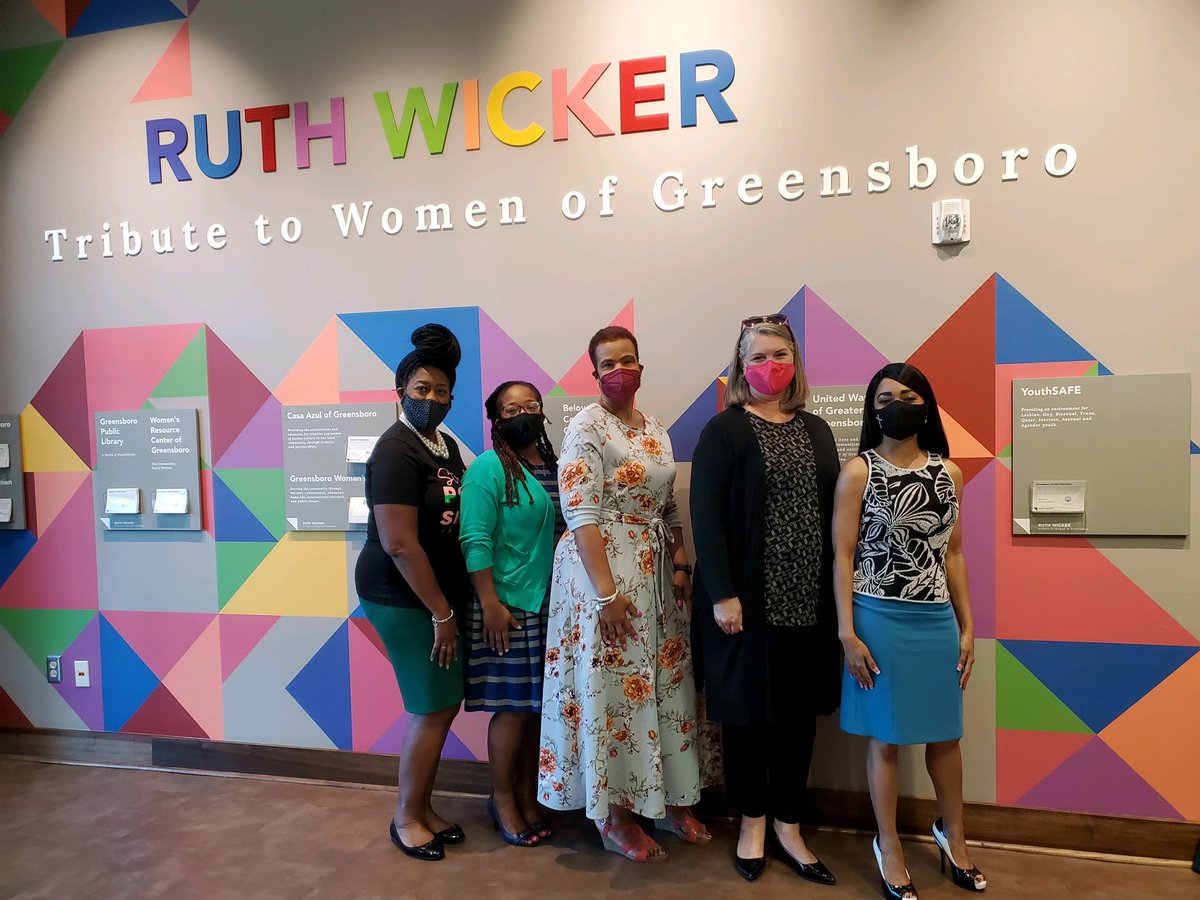 ChrisWilsonGSO's tweet photo. #WomensEqualityDay! @greensborocity celebrates the innovative, progressive, &amp; dedicated women in leadership for our organization!!! I ❤️ this photo, appropriately taken at the Ruth Wicker Tribute to Women facility that can only be located right here in Greensboro, NC!!!! https://t.co/cOsBQaS7qH