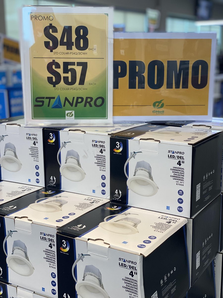 ONEILELECTRIC's tweet photo. STANPRO is at #Woodbridge!
Come by our Woodbridge Counter to see @StandardProInc 's new and exciting products!
150 Creditview Road, Woodbridge
#deals #Promo #Event #CounterDay #Lighting #Electrical #Distribution #Wholesale #GTA #Vaughan #scarbrough #Toronto #ONeil #oneilelectric https://t.co/9ZVfcxshvW