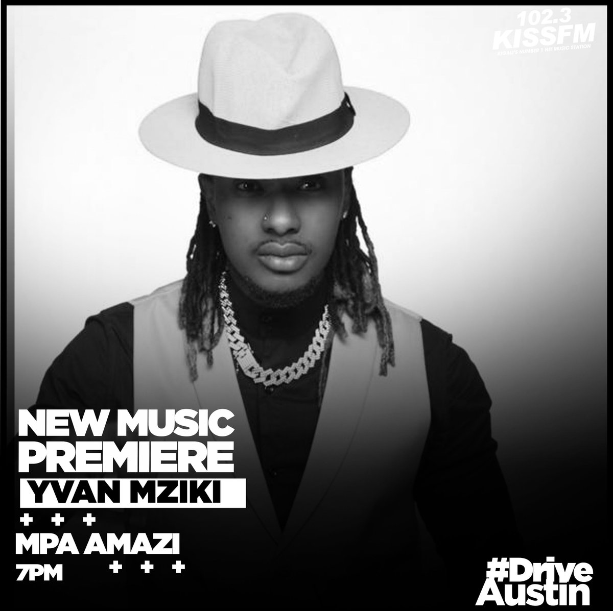 1023KISSFM's tweet photo. #WePlayNewMusicFirst #MPAKUMAZI by Yvan Mziki Premieres tonight on #Drive https://t.co/LFLdFuUPzO