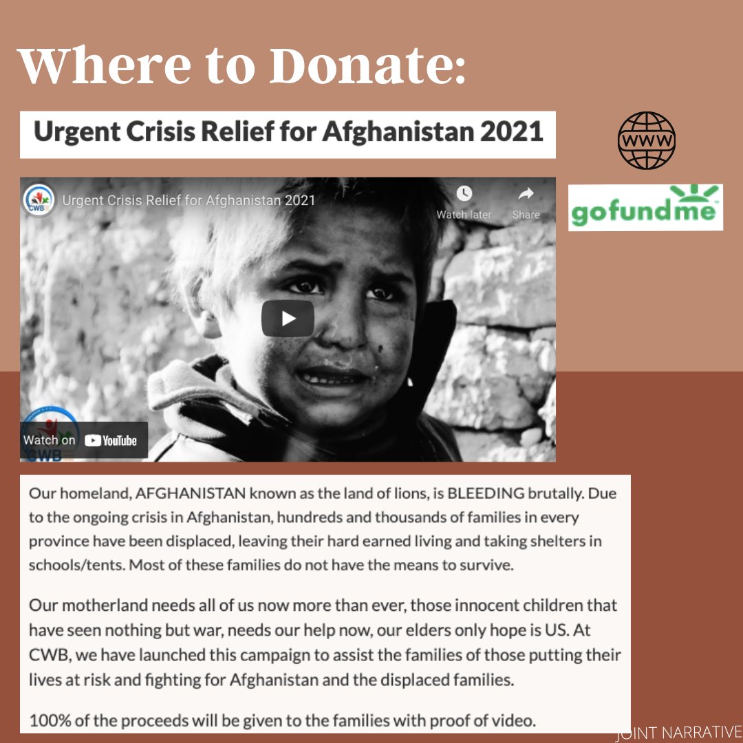 JointNarrative_'s tweet photo. #AfghanistanCrisis #AfghanistanBurning #Taliban #Donations https://t.co/wC24WcwrdV