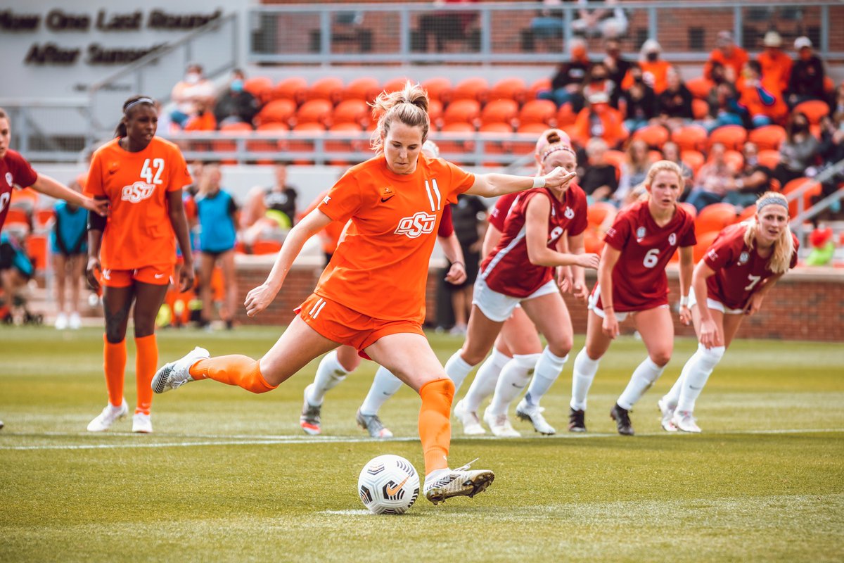 OSUAthletics's tweet photo. This is a friendly reminder that the year's first @Phillips66Gas Bedlam showdown is tonight in Norman. Get 'em @CowgirlFC!

#GoPokes I #okstate https://t.co/yueLJmdnPR