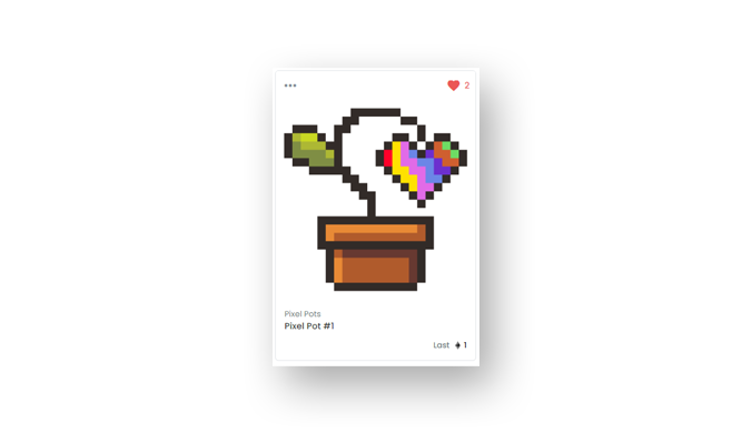 PixelPotsNFT's tweet photo. Sold for 1 whole eth... What is happening!? 🚀🪴 #WELIKETHEPOTS #nft #nftart https://t.co/hQkVLUkomT