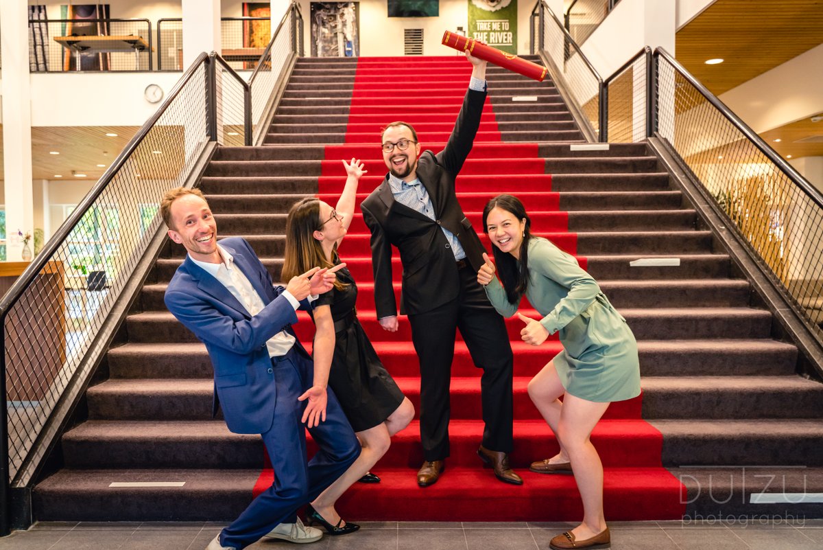 brooke latour (@blalatour) on Twitter photo Congratulations to Dr. <a href="/laurensvdwiel/">Laurens van de Wiel</a>, PhD who successfully (& entertainingly) defended his doctoral thesis yesterday. It has been an epic journey and it was my honor to be a part of it. All the best to you and @Pallav15hakya on the exciting adventures ahead. Congratulations to Dr. <a href="/laurensvdwiel/">Laurens van de Wiel</a>, PhD who successfully (& entertainingly) defended his doctoral thesis yesterday. It has been an epic journey and it was my honor to be a part of it. All the best to you and @Pallav15hakya on the exciting adventures ahead.