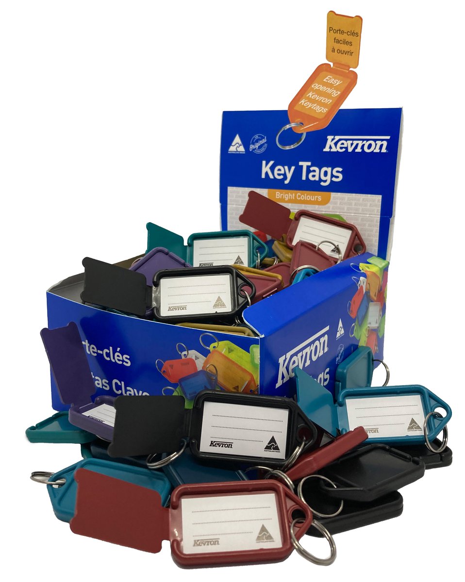 Pelltech's tweet image. We're delighted to launch Kevron Key Tags with 100% recycled plastic. Available in a variety of packaging formats and colours. In stock now. #recycledplastic #keytags