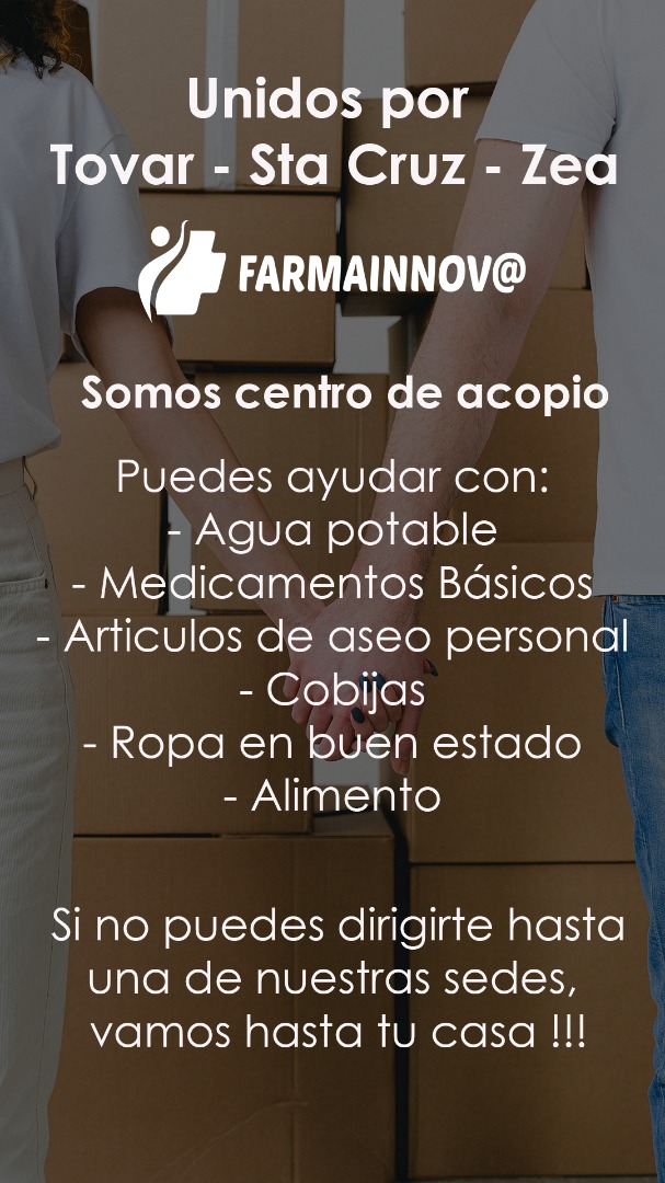 Fundanve's tweet photo. #Merida

¡El Valle del Mocoties nos necesita!
Acércate a cualquiera de las sedes de Farmacias Farmainnova
📍Mérida: Av Urdaneta C.C Las Margaritas
📍Ejido: Calle Sucre Frente a la Plaza Matriz

Tú apoyo es importante, ayúdanos a llevar un Rayito de Luz al Mocoties 👼✨❤️ https://t.co/z7egQezDW6