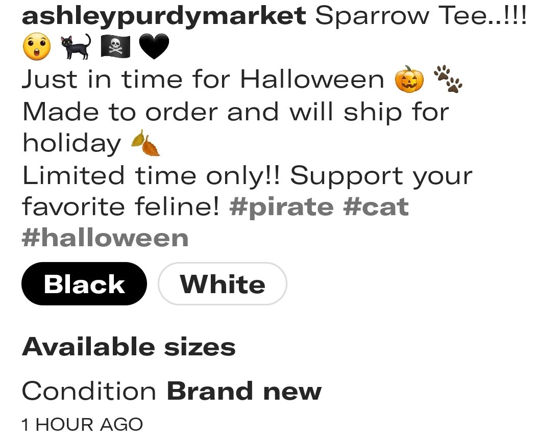 Lina71115207's tweet photo. @AshleyPurdy is selling a Sparrow T-shirt on Depop!! 

Here is the link 

https://t.co/2z19pVlxC1

#ashleypurdyfan #ashleypurdyfans #AshleyPurdyloveyou #ashleypurdy #ashleypurdyinc
 #purdyposse #purdyposseinternational #purdypossepower https://t.co/rk09GXoRj8