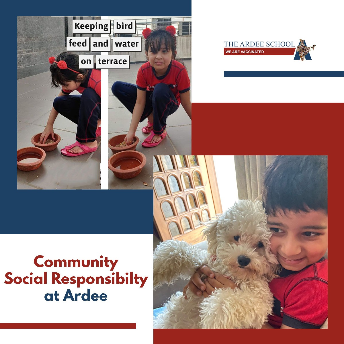 theardeeschool's tweet photo. The Ardee School weekly series showcases the 'Community Social Responsibility' (CSR) accentuating the recent High Court judgement on feeding of stray dogs and taking care of animals. 
#multicultural #WWF #Community 
#theardeeschool #internationalschool #K12 #awards #cambridge https://t.co/kJGdLhMosZ