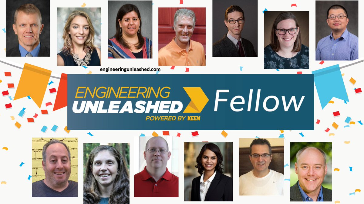 KEENunleashed's tweet image. Congratulations to the 2021 Engineering Unleashed Fellows, selected by their peers in recognition of their contribution to entrepreneurial engineering education!
Learn more about the Fellowship and meet all 27 recipients here: engineeringunleashed.com/content/2021-e…
#EngineeringUnleashed