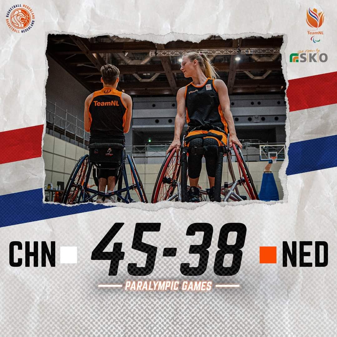 De ballen wilden er niet in vandaag... De Orange Lions verliezen van China, maar er is nog niks verloren. Succes vs. Algerije morgen team! Bounce back! 💪🏻🦁🏀🇳🇱
#Paralympics